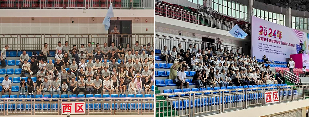 久達(dá)新材觀摩女籃錦標(biāo)賽