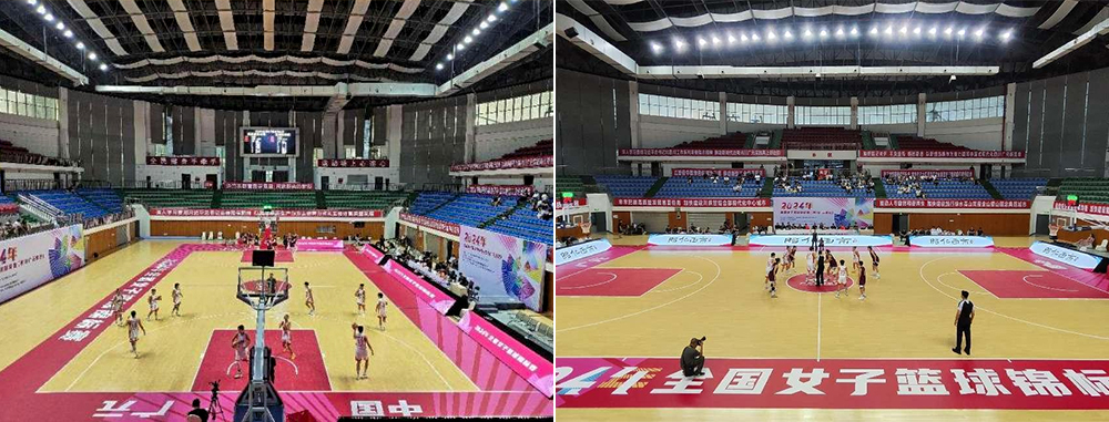 久達(dá)新材觀摩女籃錦標(biāo)賽