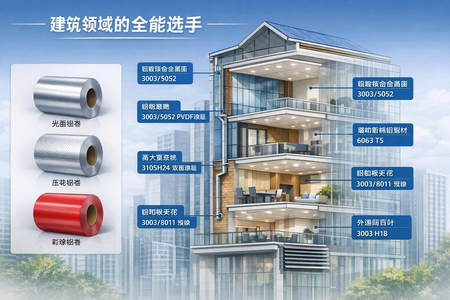 鋁卷的應(yīng)用指南：建筑與施工領(lǐng)域