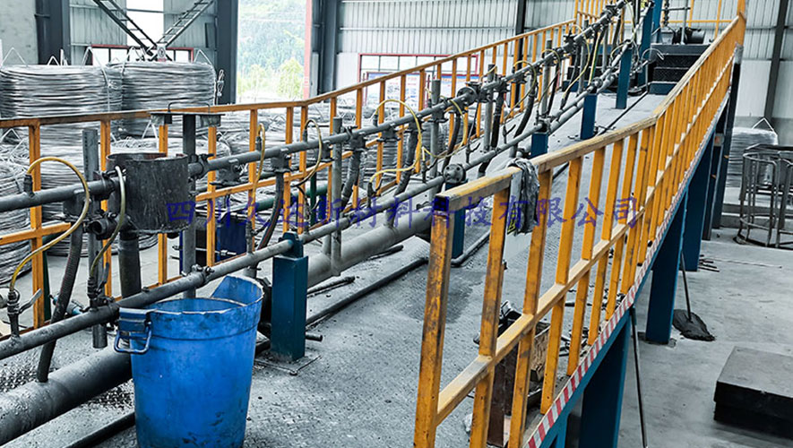 8000系列鋁合金桿生產車間