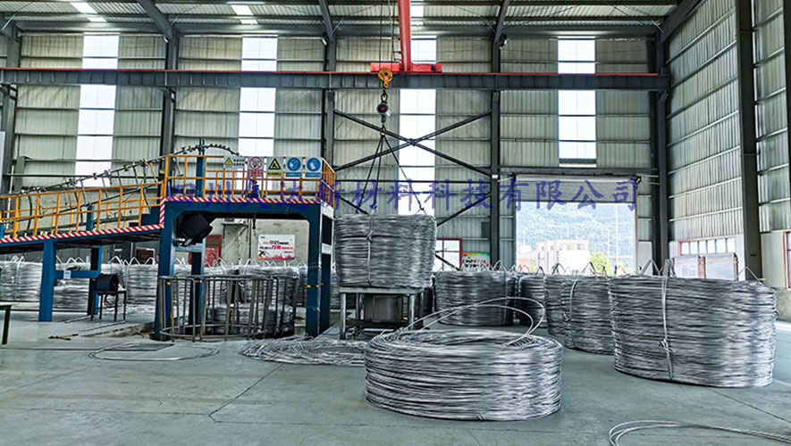 高強度6201鋁合金桿生產車間