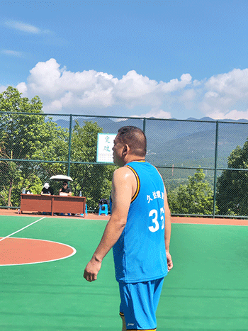 久達新材參加廣元經開區2023“勞德巴赫杯”男子籃球聯賽