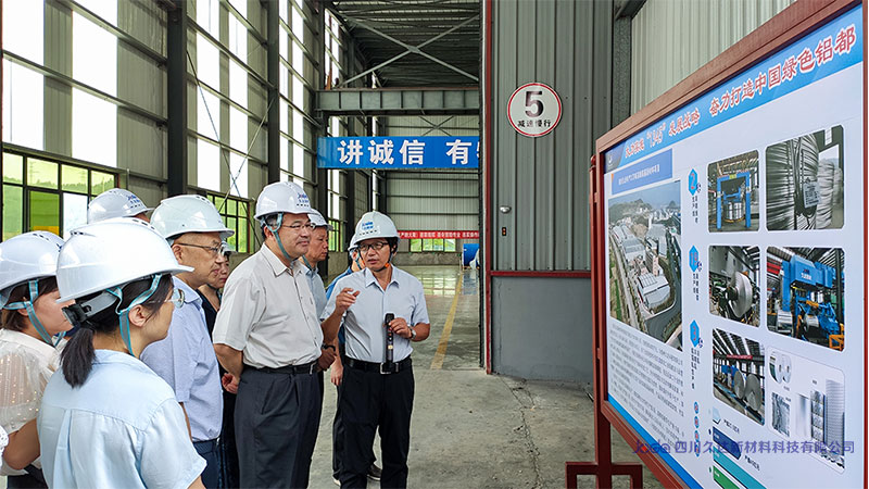 湖北省政協黨組成員、副主席馬旭明一行到久達新材考察調研